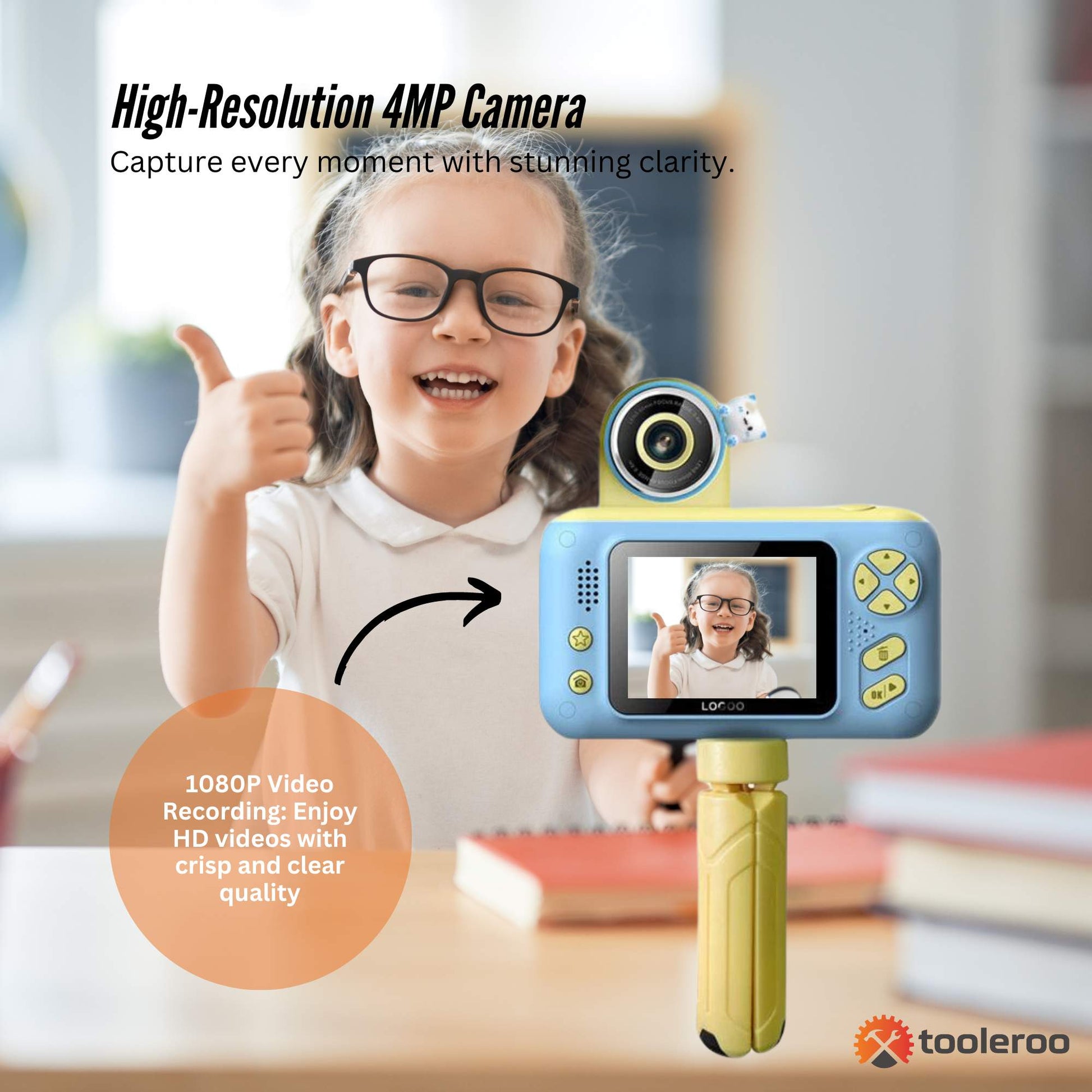 kids-hd-digital-camera-blue-childrens-selfie-photo-video-2-4-inch-screen www.mallsonline.com.au