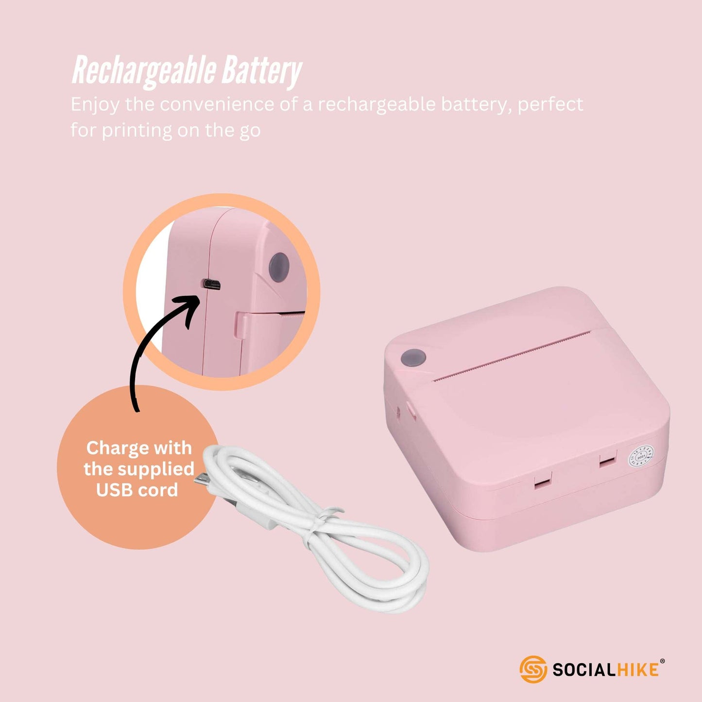 portable-mini-printer-pink-inkless-bluetooth-phone-pocket-thermal-printing www.mallsonline.com.au