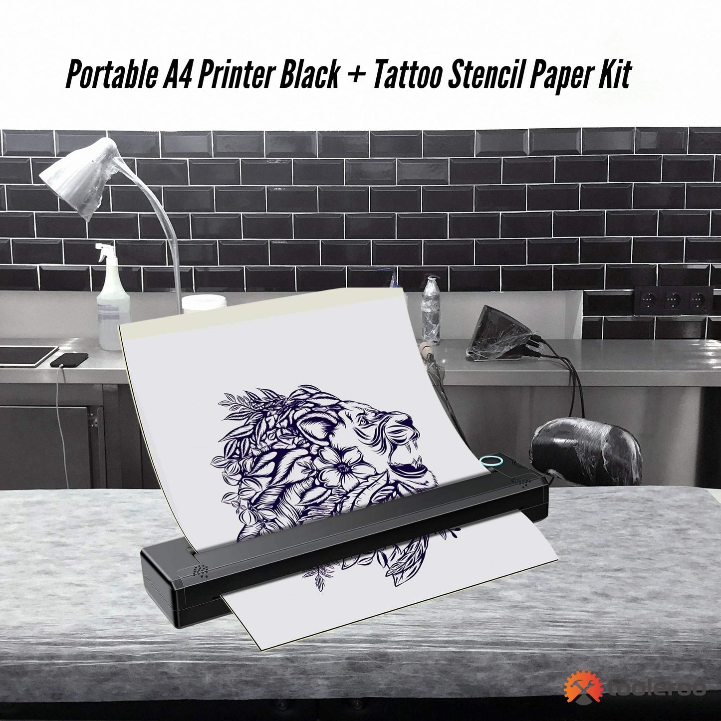 tooleroo-portable-a4-thermal-printer-black-tattoo-stencil-paper-wireless www.mallsonline.com.au
