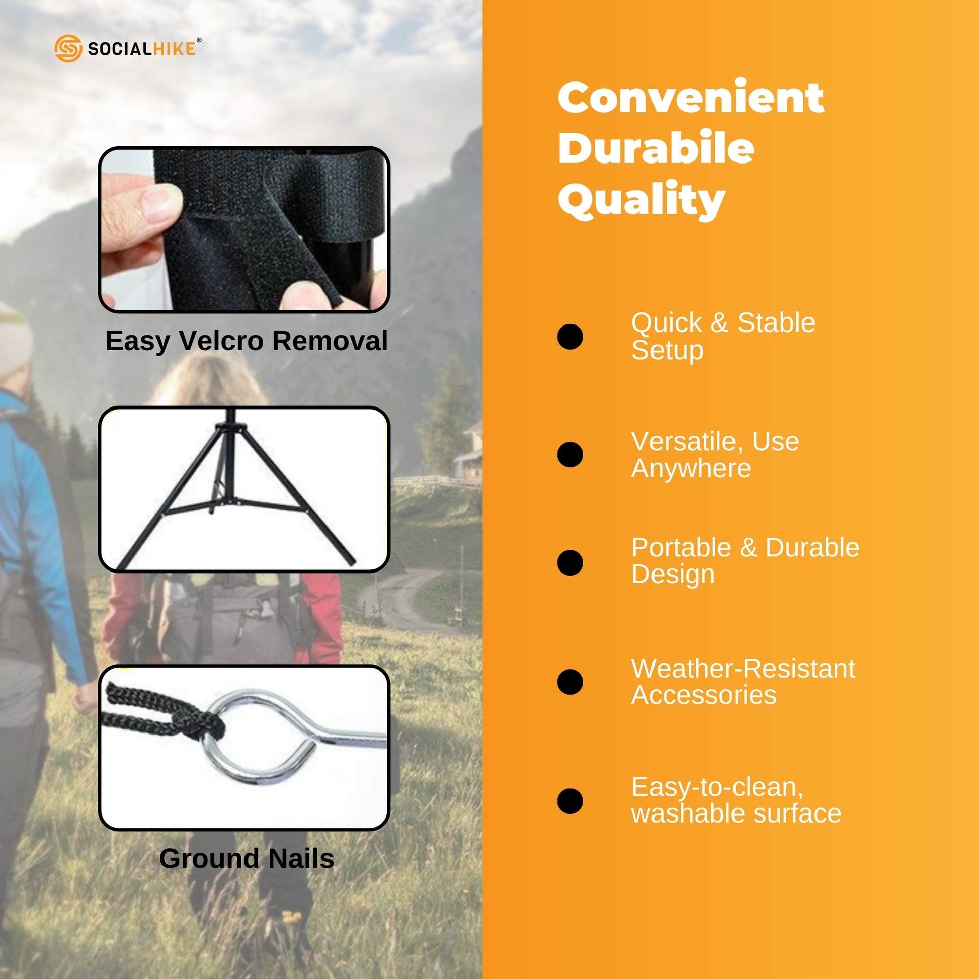 120â€ Portable Movie Projector Screen - Outdoor Indoor 16:9 4K Tripod Stand Case