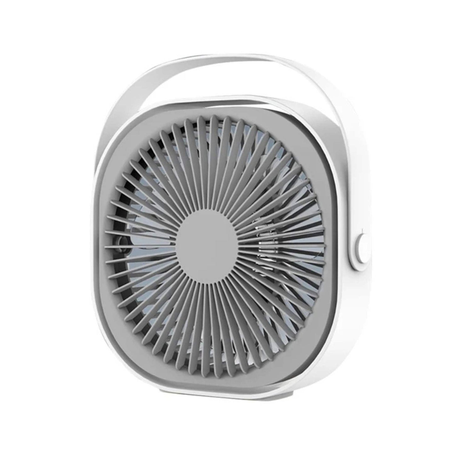 3-Speed USB 20cm Desktop Fan Quiet Portable Lightweight Rechargeable Cooler