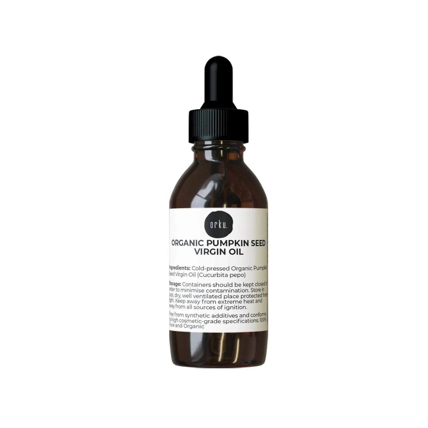 Orku 25ml Organic Pumpkin Seed Oil â€“ Virgin Cold Pressed Unrefined Cosmetic Grade