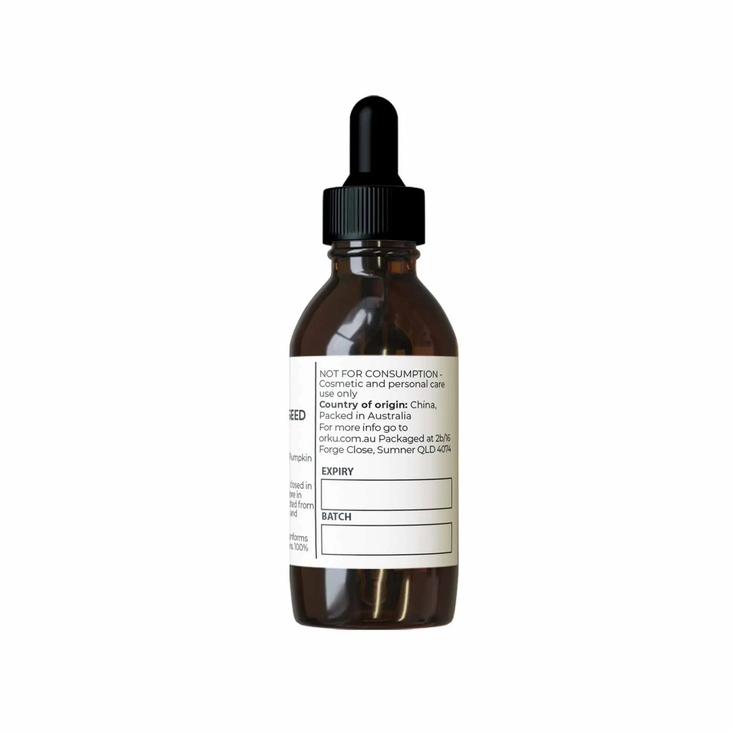 Orku 25ml Organic Pumpkin Seed Oil â€“ Virgin Cold Pressed Unrefined Cosmetic Grade