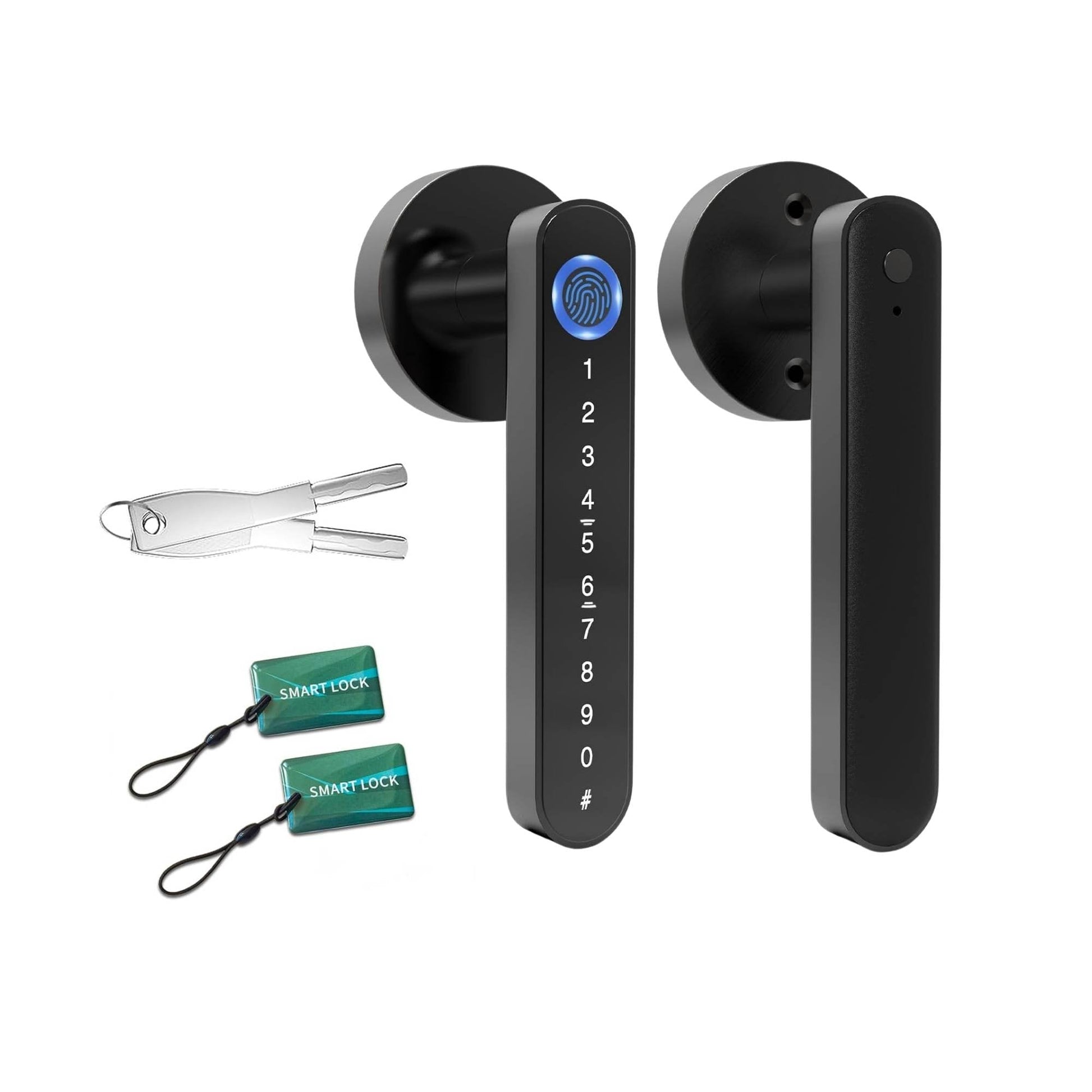 tooleroo-digital-smart-door-lock-handle-5in1-keypad-home-entry-security-system www.mallsonline.com.au