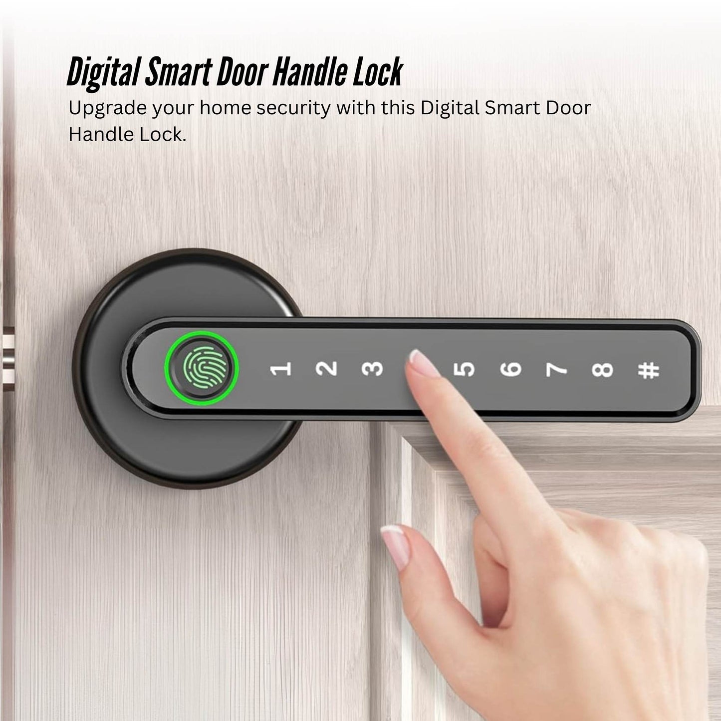 tooleroo-digital-smart-door-lock-handle-5in1-keypad-home-entry-security-system www.mallsonline.com.au