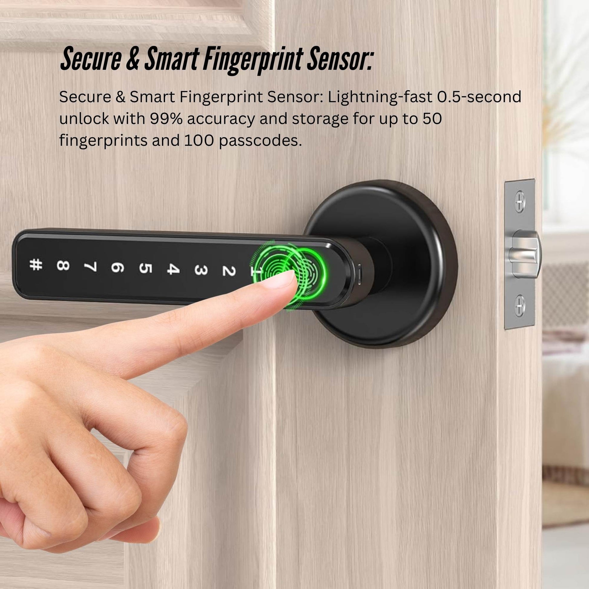 tooleroo-digital-smart-door-lock-handle-5in1-keypad-home-entry-security-system www.mallsonline.com.au