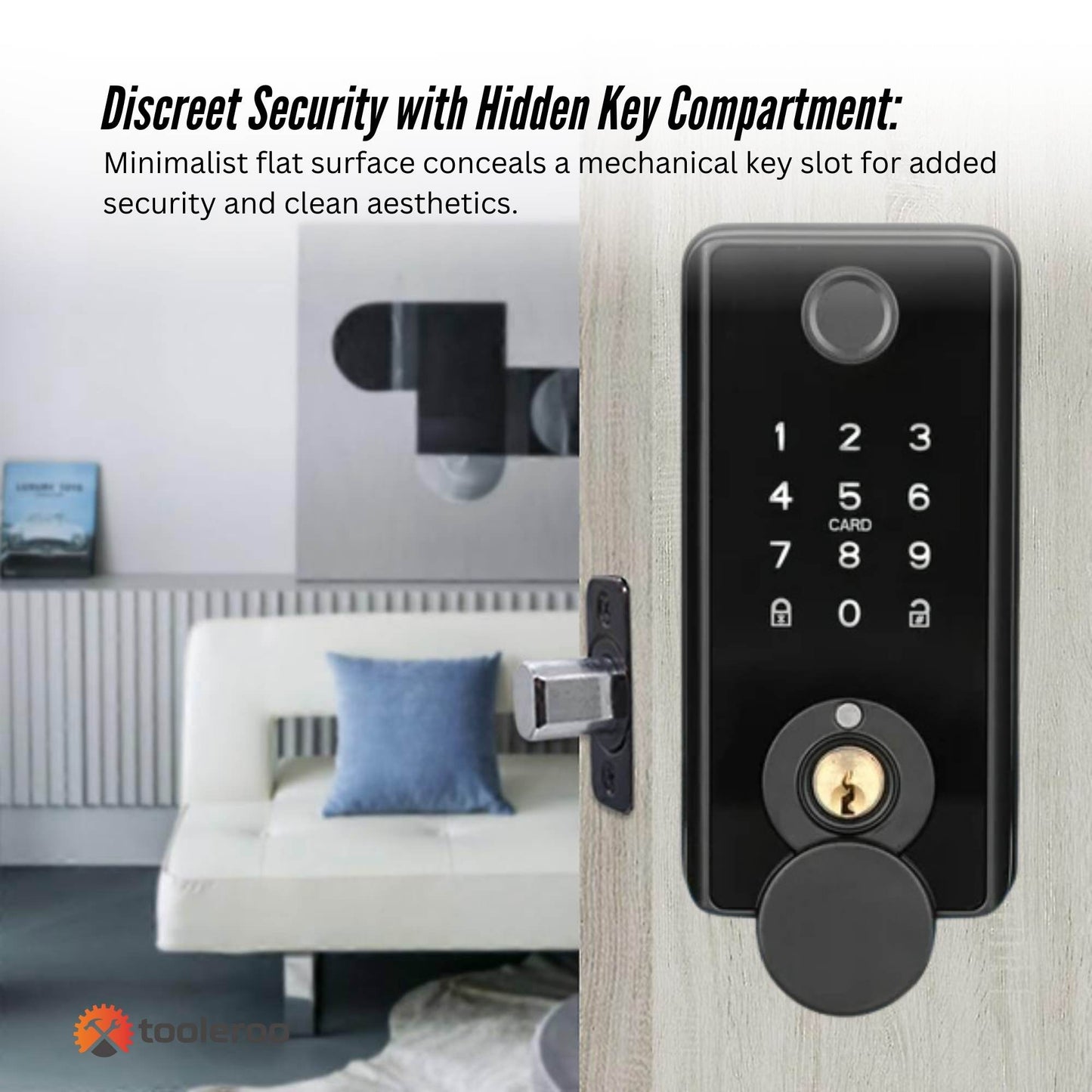 tooleroo-digital-smart-door-lock-keypad-5-in-1-home-entry-security-system www.mallsonline.com.au