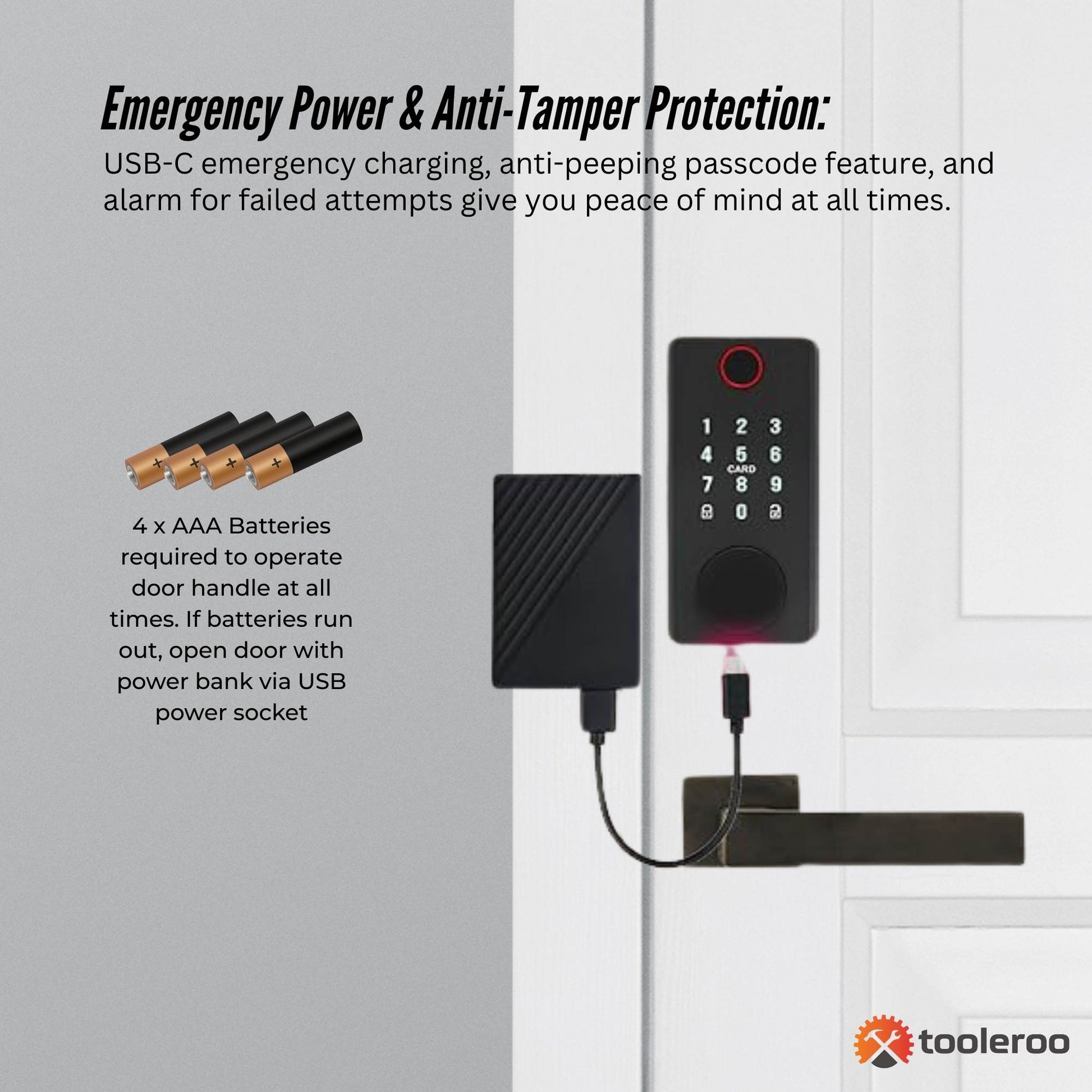 tooleroo-digital-smart-door-lock-keypad-5-in-1-home-entry-security-system www.mallsonline.com.au