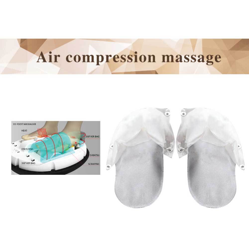 Foot Massager Machine Gold 3D Shiatsu Heat Kneading