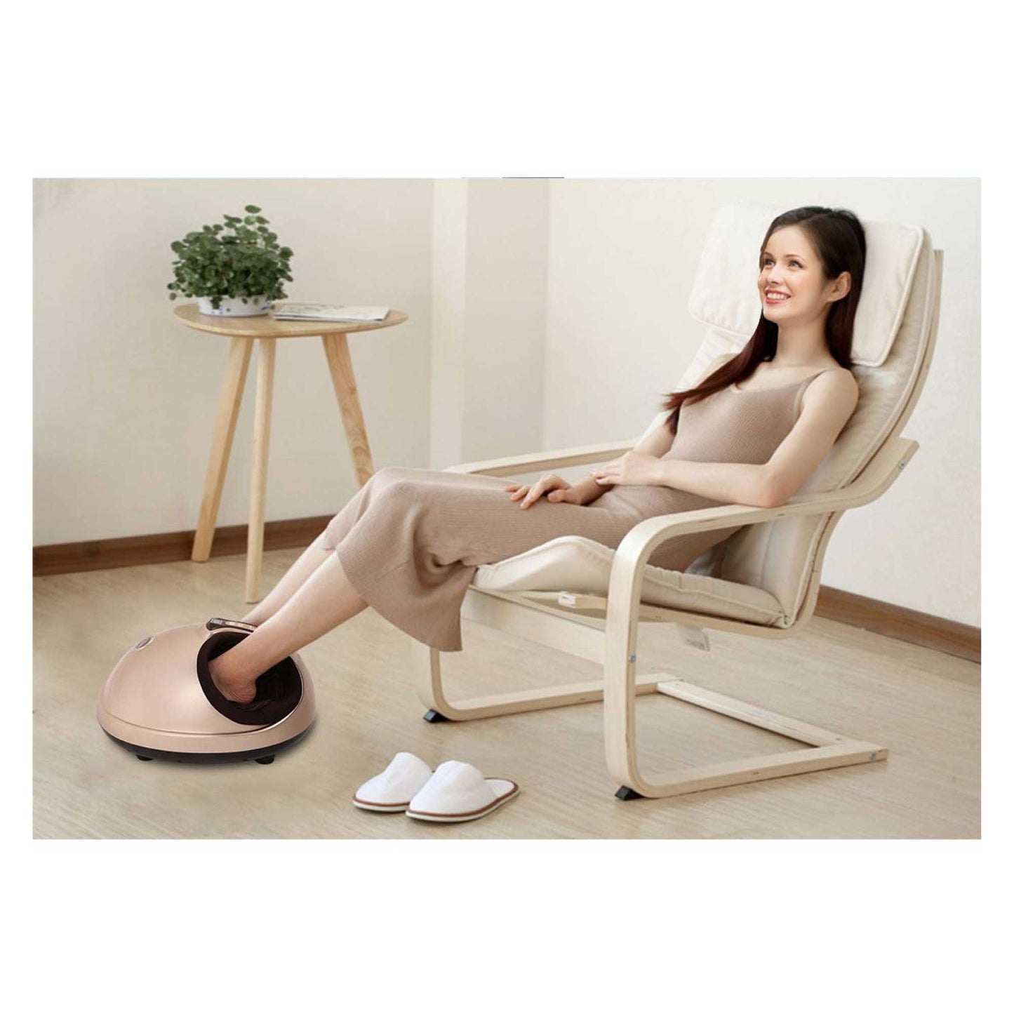 Foot Massager Machine Gold 3D Shiatsu Heat Kneading