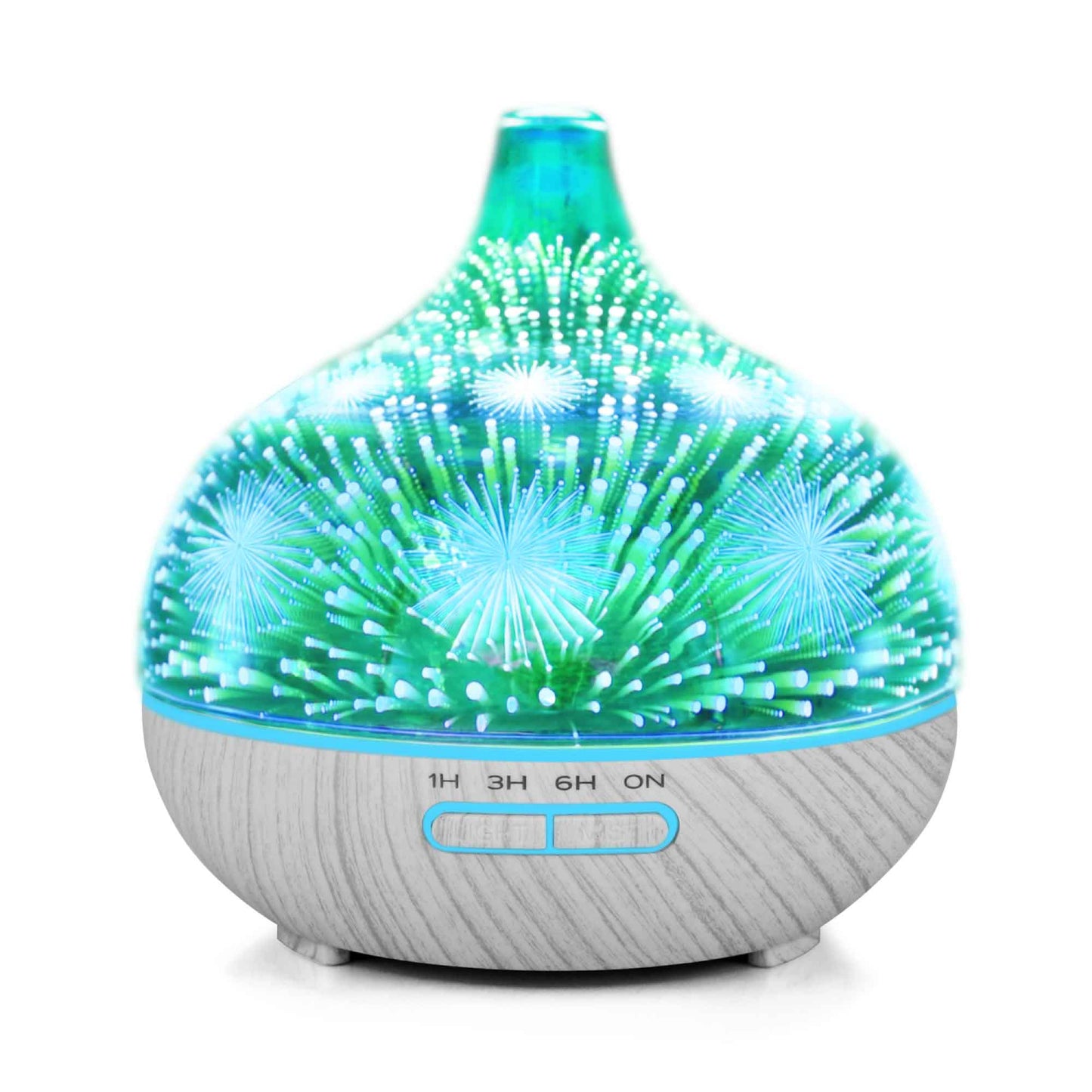 400ml-essential-oil-aroma-diffuser-with-remote-3d-glass at www.mallsonline.com.au