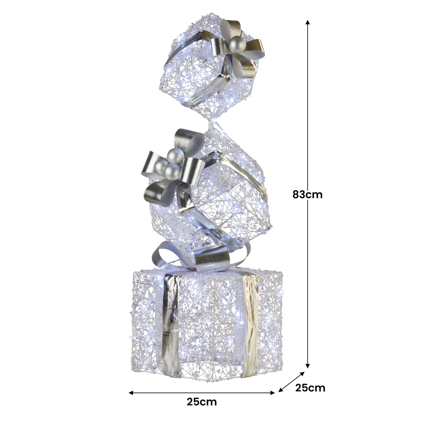 christabelle-83cm-triple-christmas-silver-giftbox-stack-display-with-lights