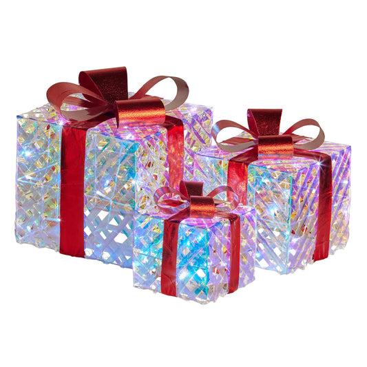 christabelle-set-of-3-christmas-gift-boxes-with-lights-clear-shimmer-with-red-bows