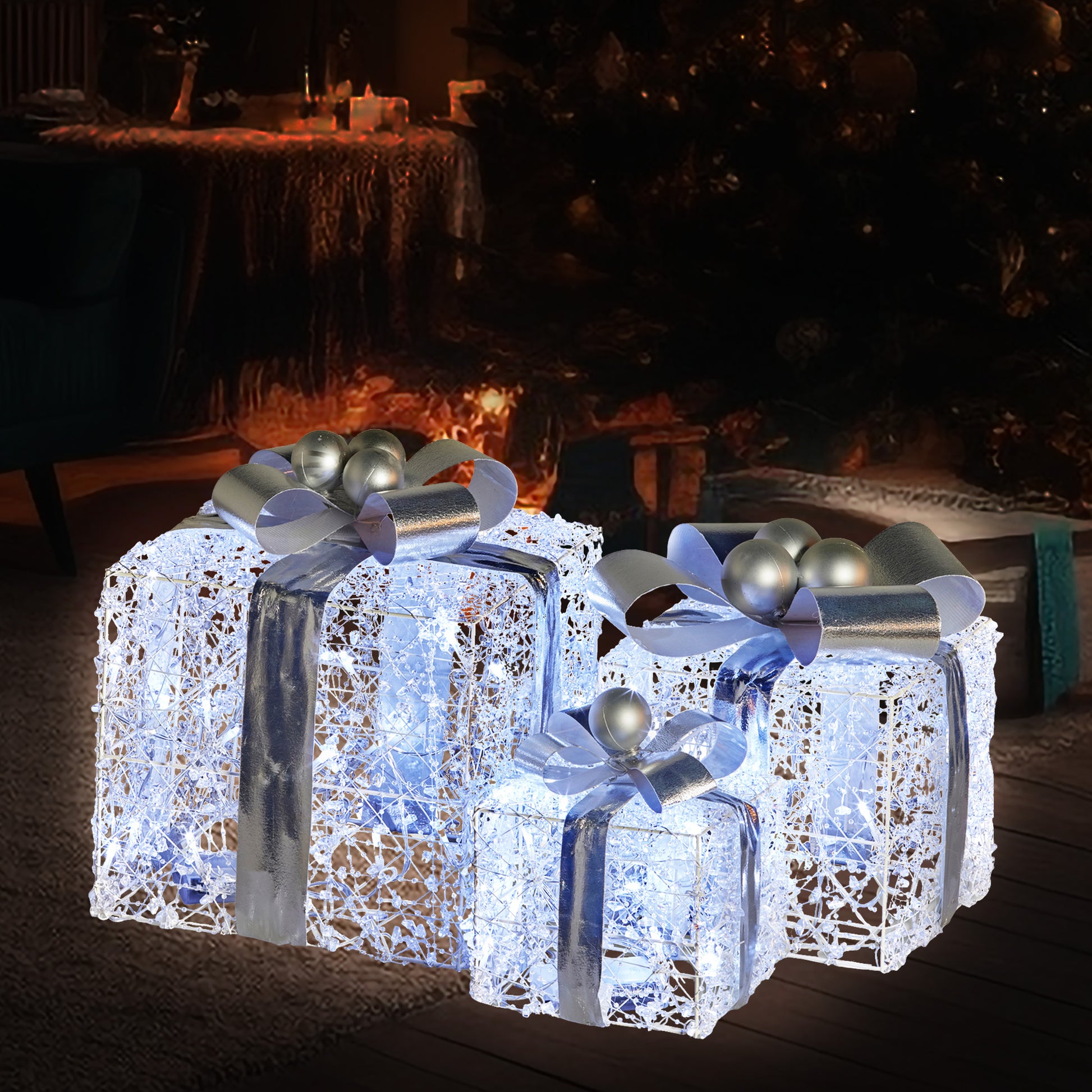 christabelle-swishmas-set-of-3-christmas-gift-boxes-with-lights-with-jewelled-wire-and-silver-bows