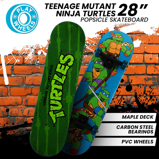 Kryptonics TMNT 28-inch Turtle Time Popsicle Skateboard