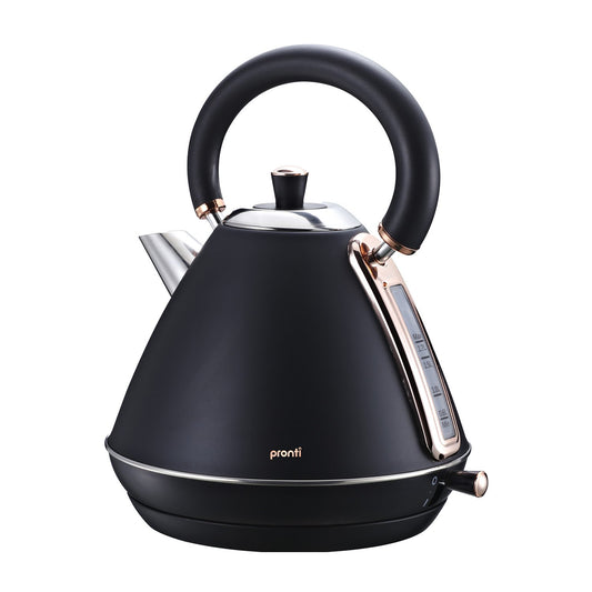 pronti-1-7l-rose-trim-collection-kettle-black at www.mallsonline.com.au