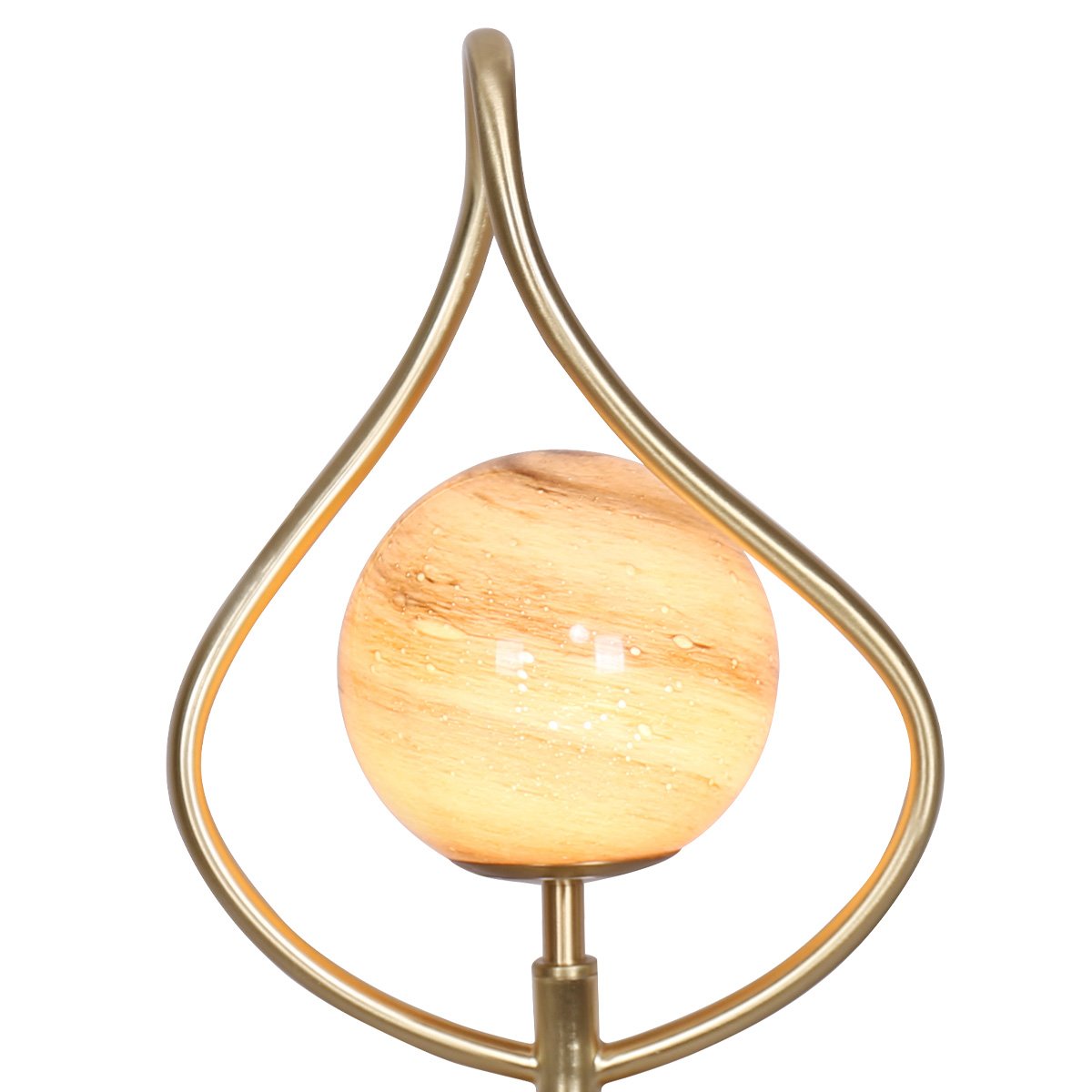 sarantino-sculptural-orange-glass-table-lamp-with-white-marble-base www.mallsonline.com.au