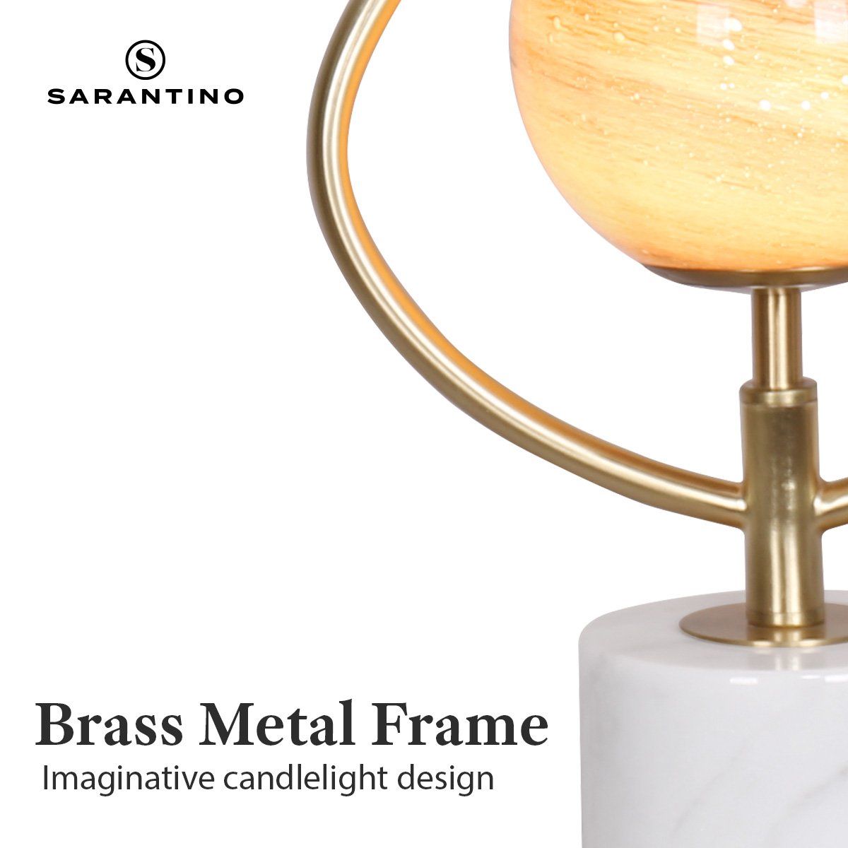 sarantino-sculptural-orange-glass-table-lamp-with-white-marble-base www.mallsonline.com.au