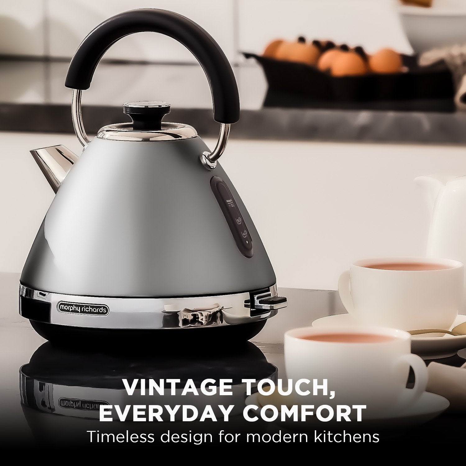 morphy-richards-1-5l-venture-collection-pyramid-kettle-in-steel-grey