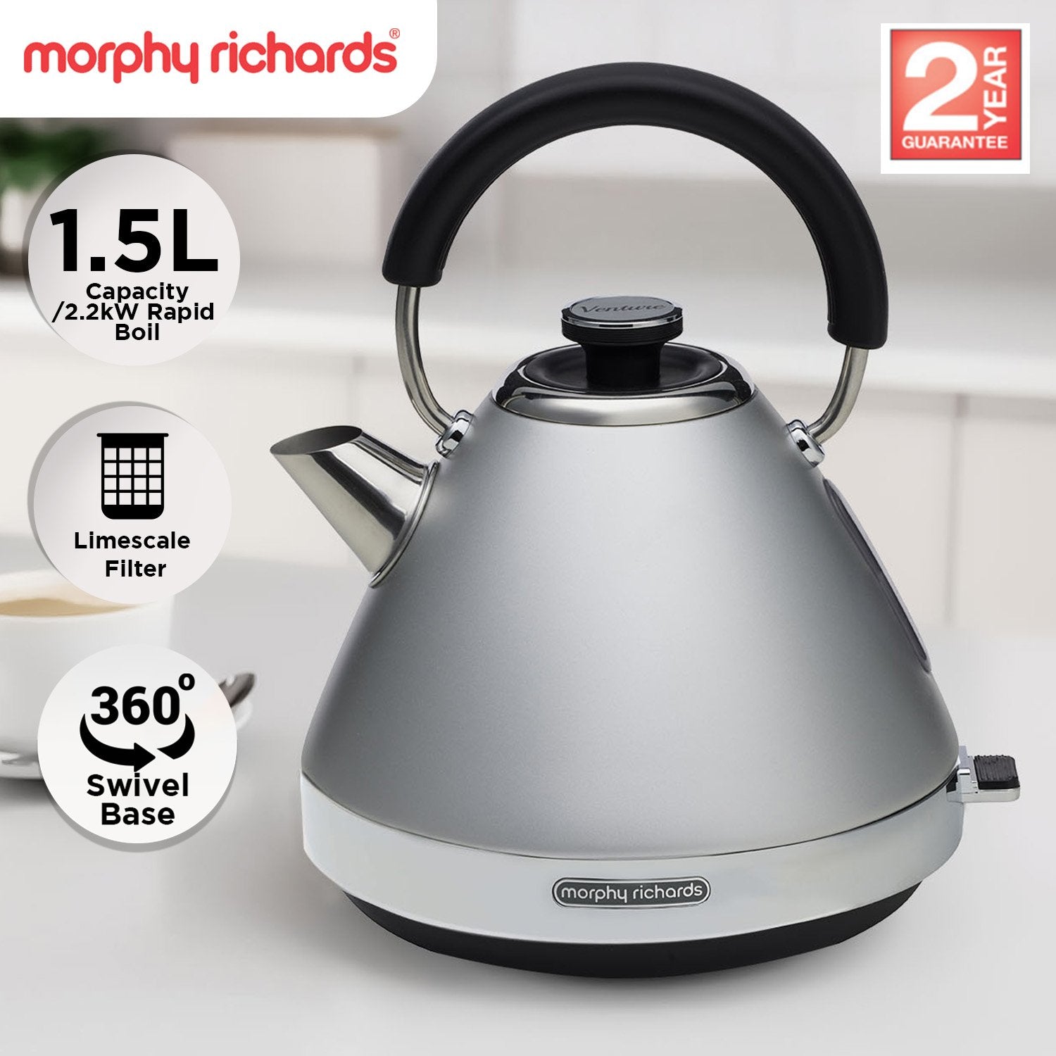 morphy-richards-1-5l-venture-collection-pyramid-kettle-in-steel-grey