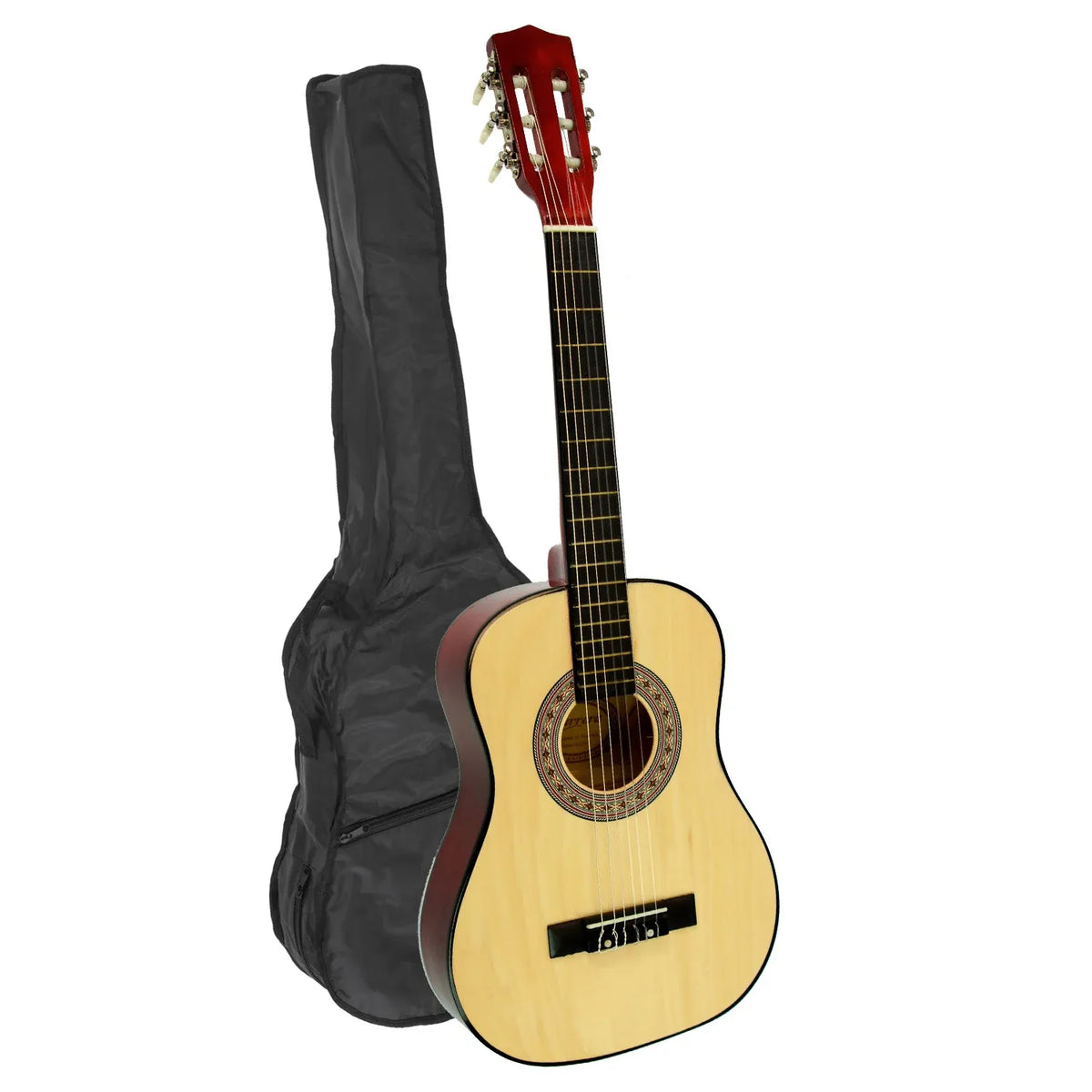 Karrera 34in Wooden Acoustic Childrens Guitar - Natural