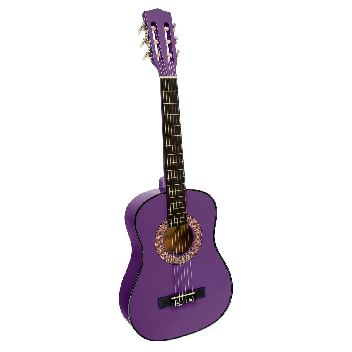 Karrera 34in Wooden Acoustic Childrens Guitar - Purple