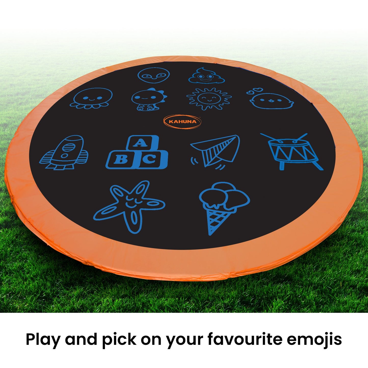 Kahuna 12ft Replacement Trampoline Jumping Mat - Emoji