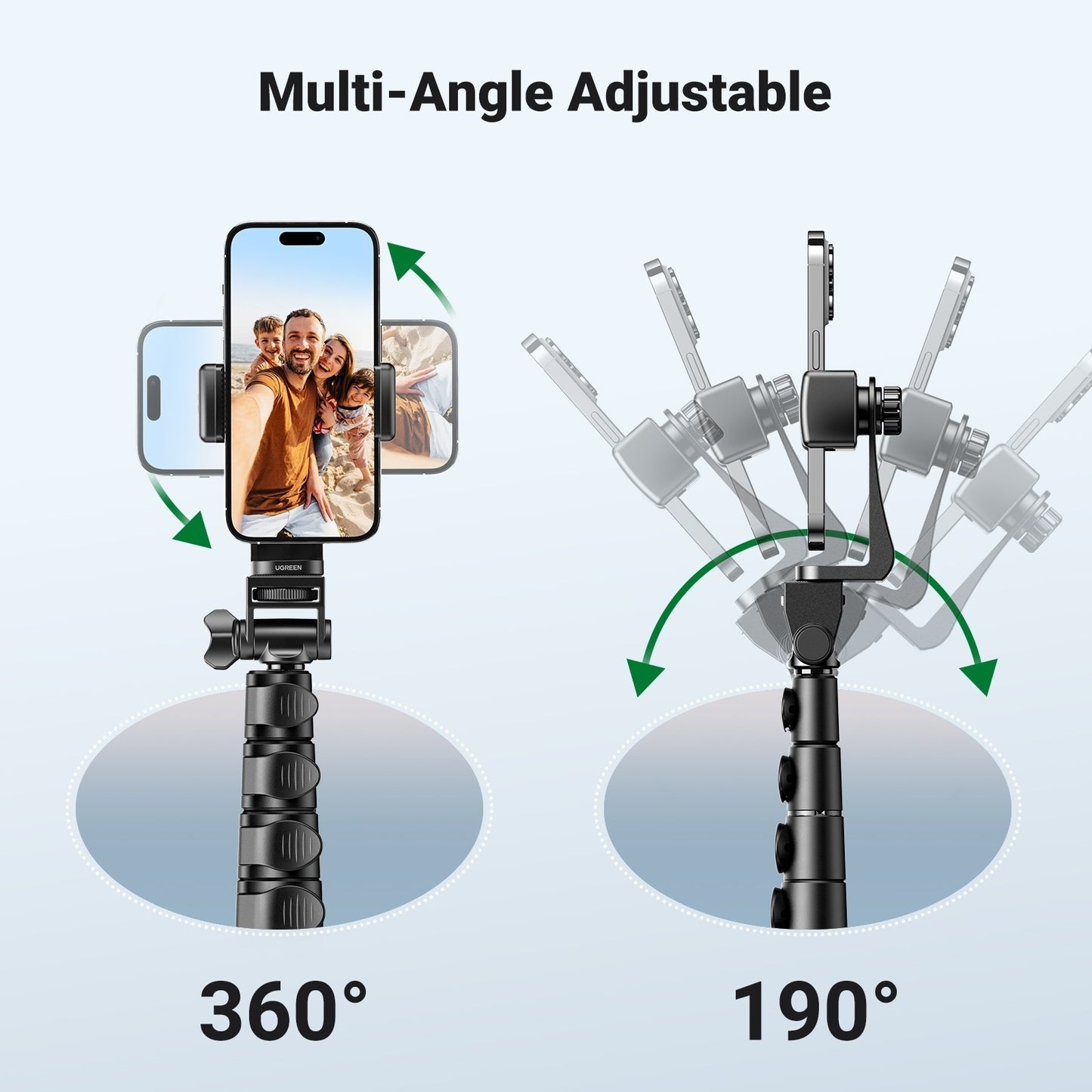 ugreen-15609-cell-phone-selfie-stick-tripod-1-7m-with-bluetooth-remote at www.mallsonline.com.au