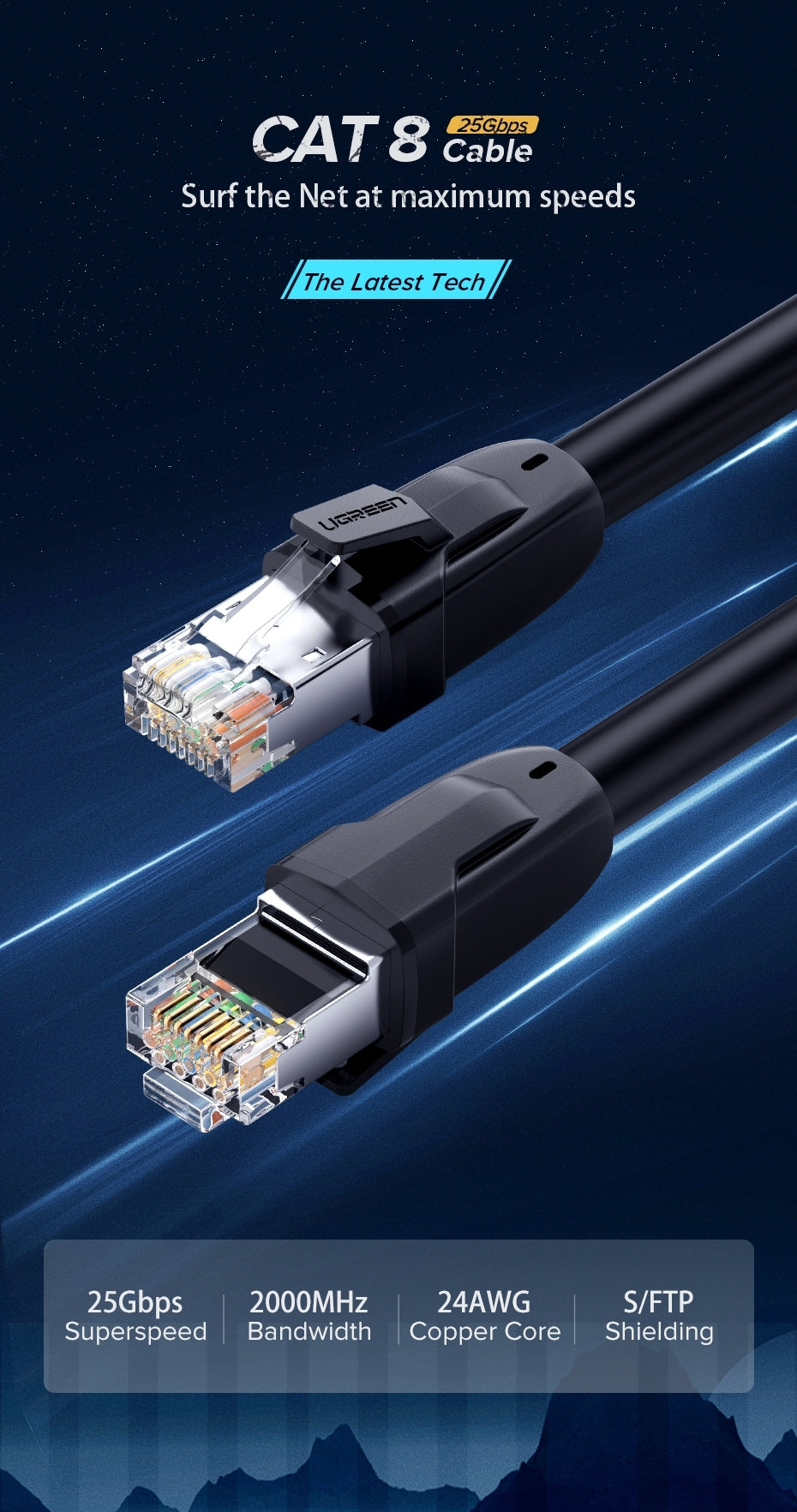 ugreen-70172-cat-8-pure-copper-patch-cord-network-cable-5m at www.mallsonline.com.au