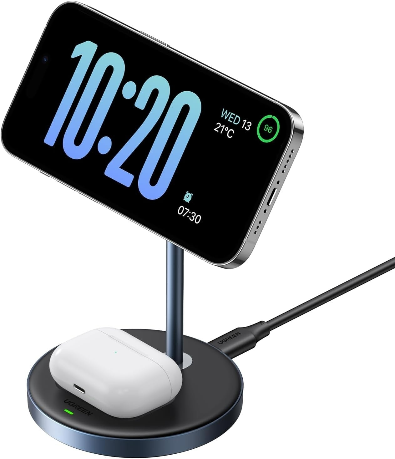 ugreen-90668-2-in-1-magnetic-wireless-charging-station at www.mallsonline.com.au