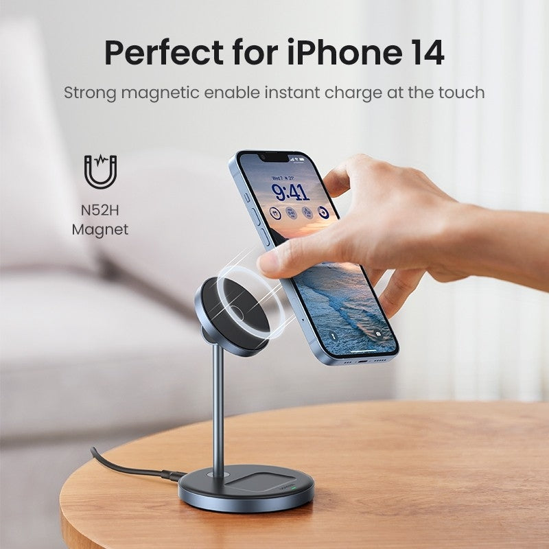 ugreen-90668-2-in-1-magnetic-wireless-charging-station at www.mallsonline.com.au