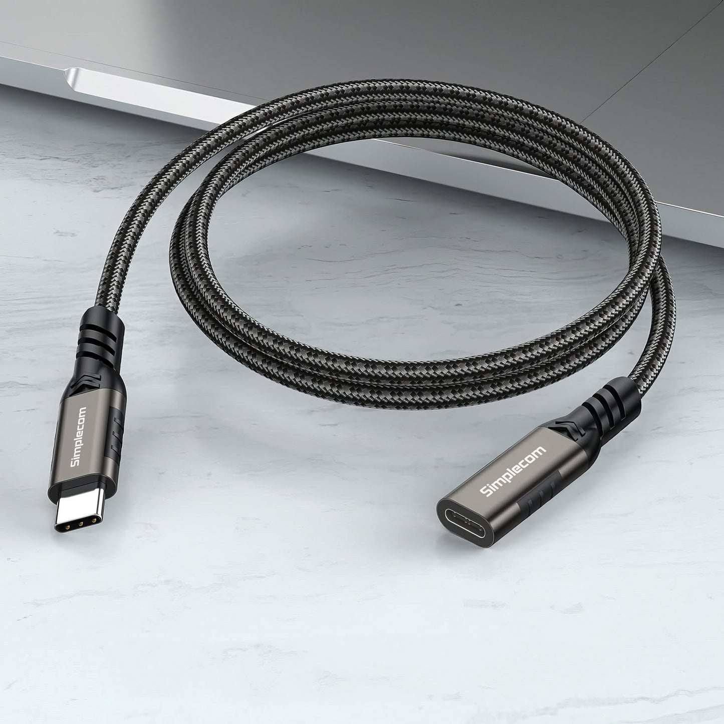 simplecom-cau605-usb-c-male-to-female-extension-cable-usb-3-2-gen2-pd-100w-20gbps-0-5m at www.mallsonline.com.au