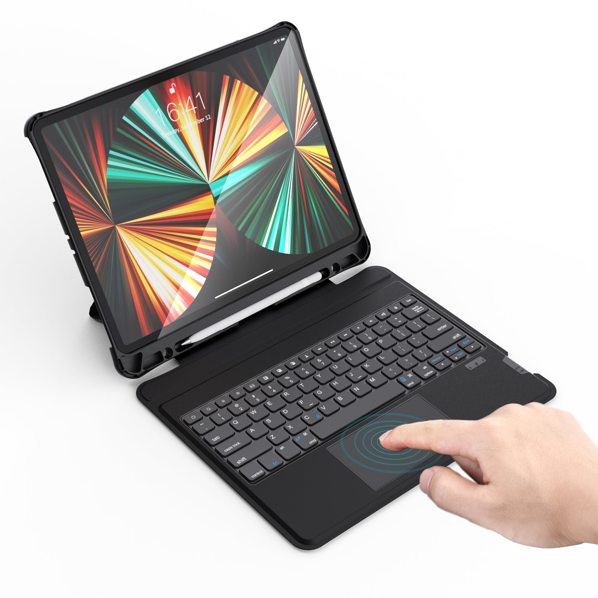 choetech-bh-017-bluetooth-keyboard-with-touchpad-and-backlight-for-ipad-pro-10-9-quot-black at www.mallsonline.com.au