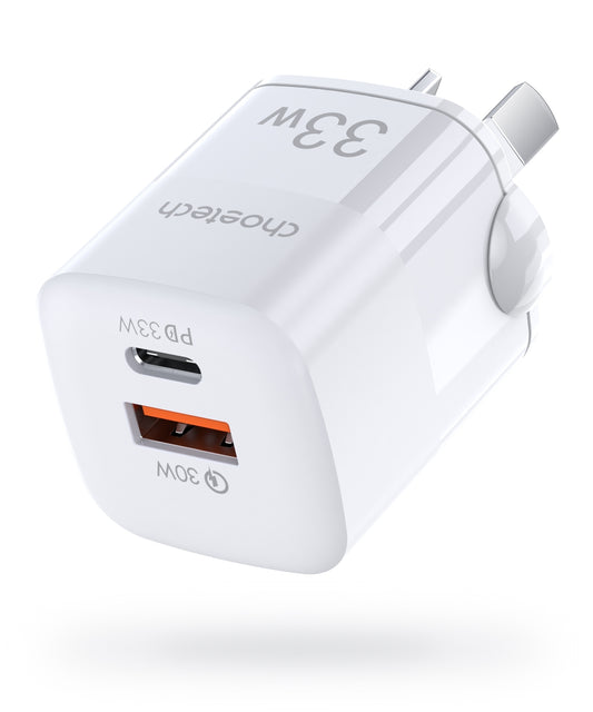 choetech-pd5006-33w-dual-port-wall-charger at www.mallsonline.com.au