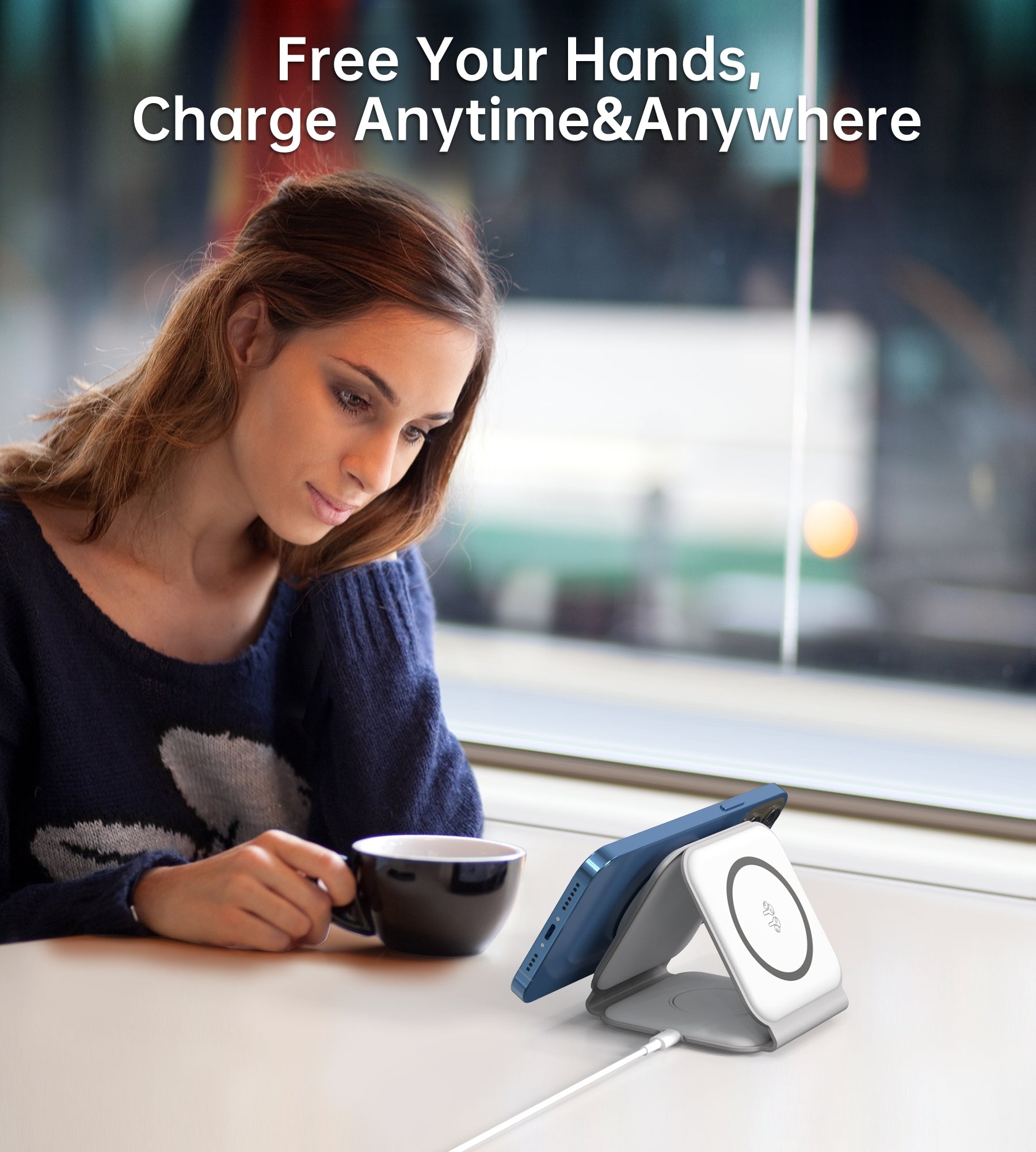 choetech-t588-f-wh-3-in-1-foldable-fast-wireless-charger-for-phone-watch-earphone at www.mallsonline.com.au