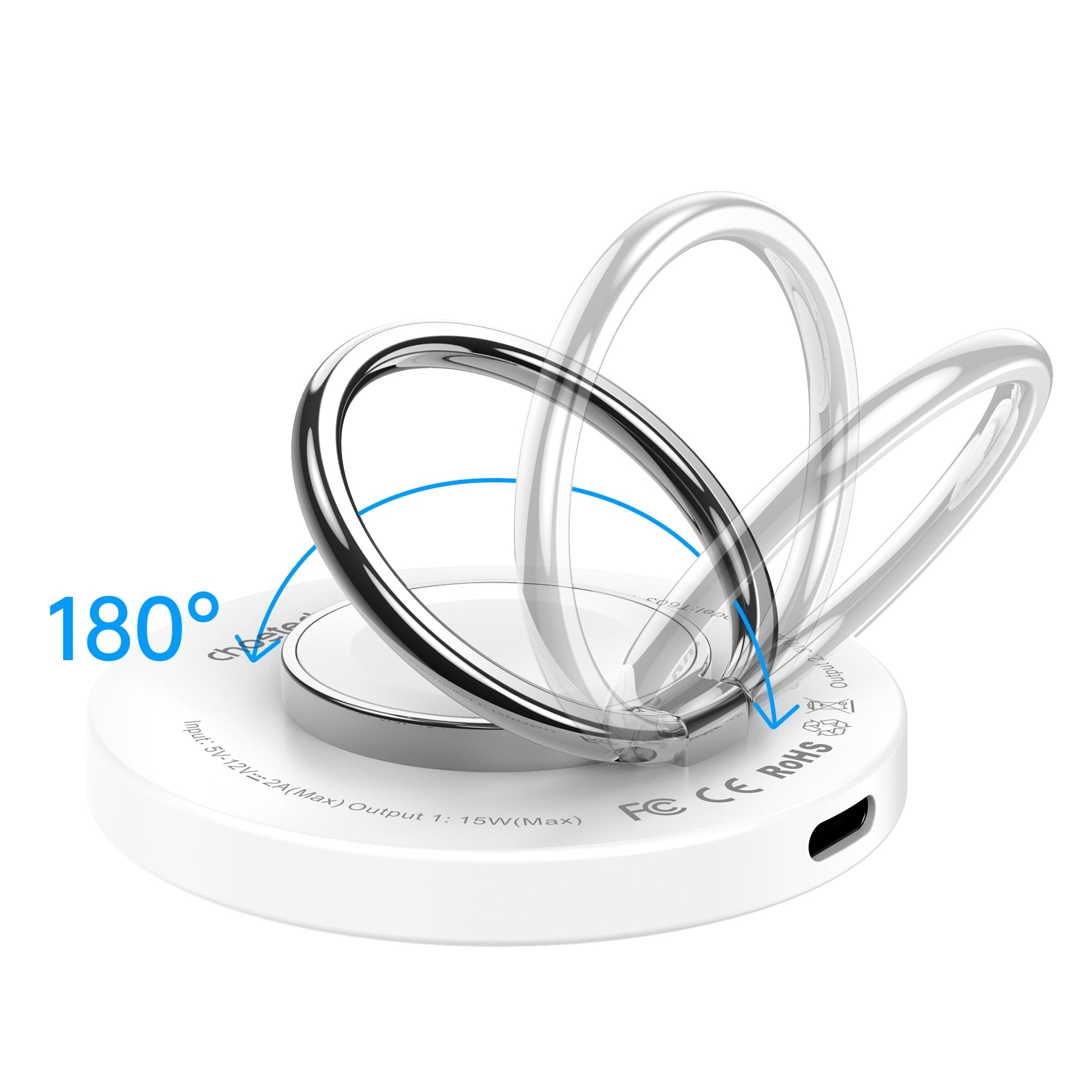 choetech-t603-f-ring-holder-and-magnetic-15w-wireless-charger-for-phone-airpod-iwatch at www.mallsonline.com.au