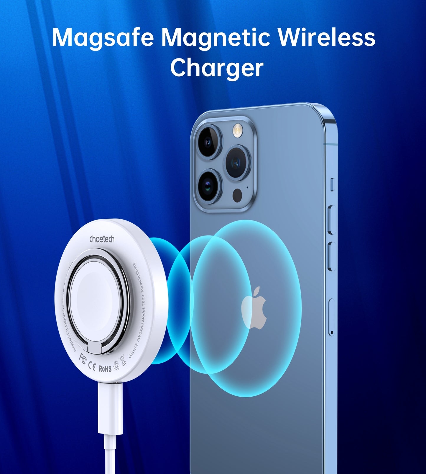 choetech-t603-f-ring-holder-and-magnetic-15w-wireless-charger-for-phone-airpod-iwatch at www.mallsonline.com.au