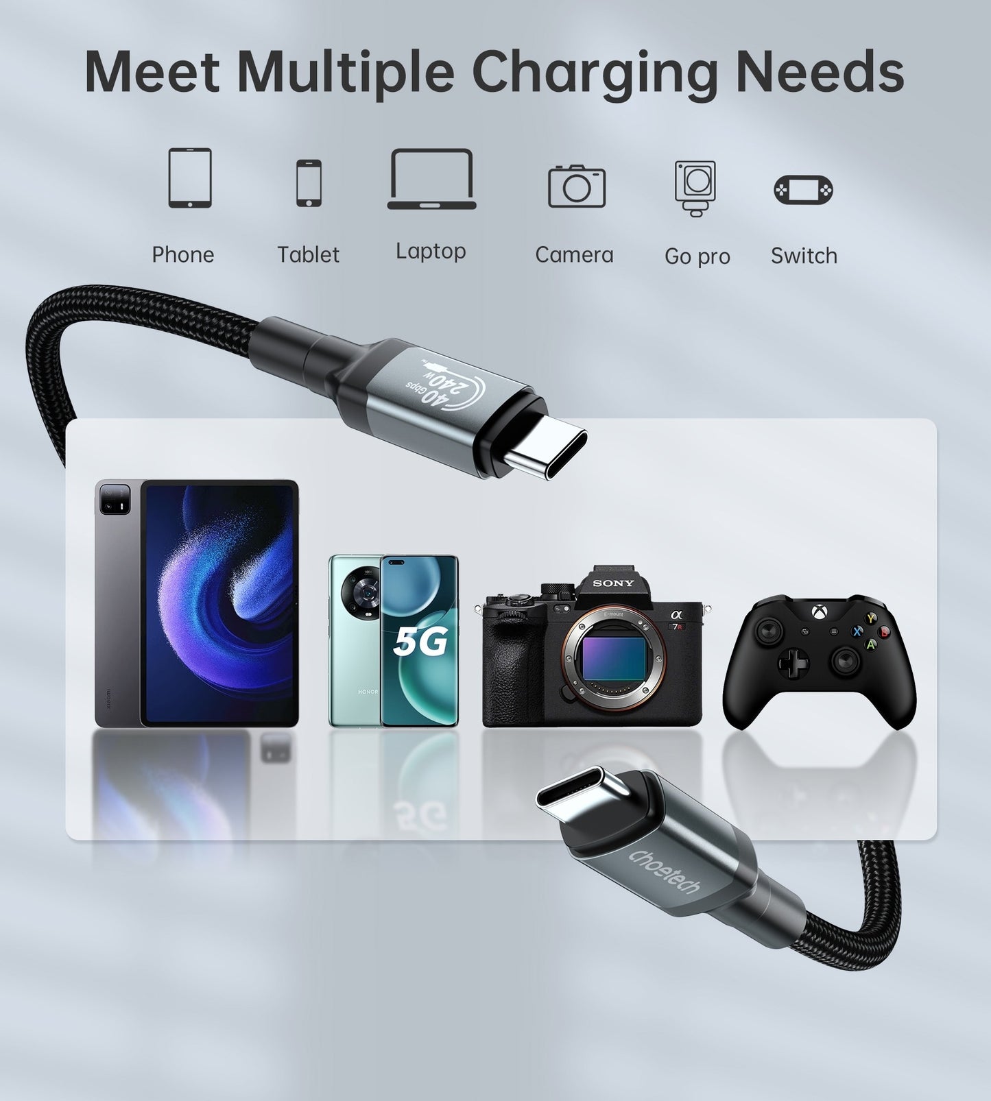 choetech-xcc-1040-usb-c-m-to-m-240w-super-fast-speed-gen3-cable-1-2m at www.mallsonline.com.au