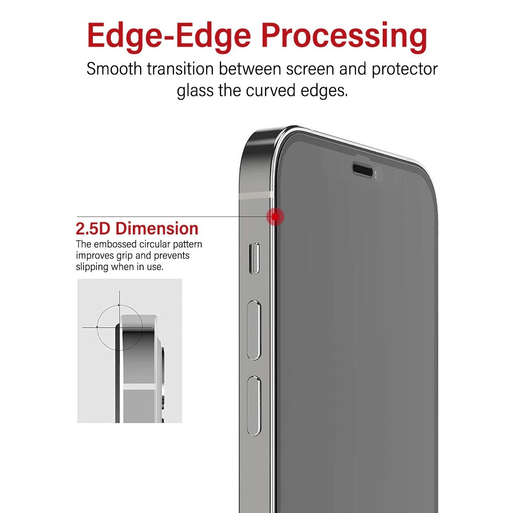 Privacy Tempered Glass Screen Protector for iPhone 16 Pro / 17 / 17 Pro