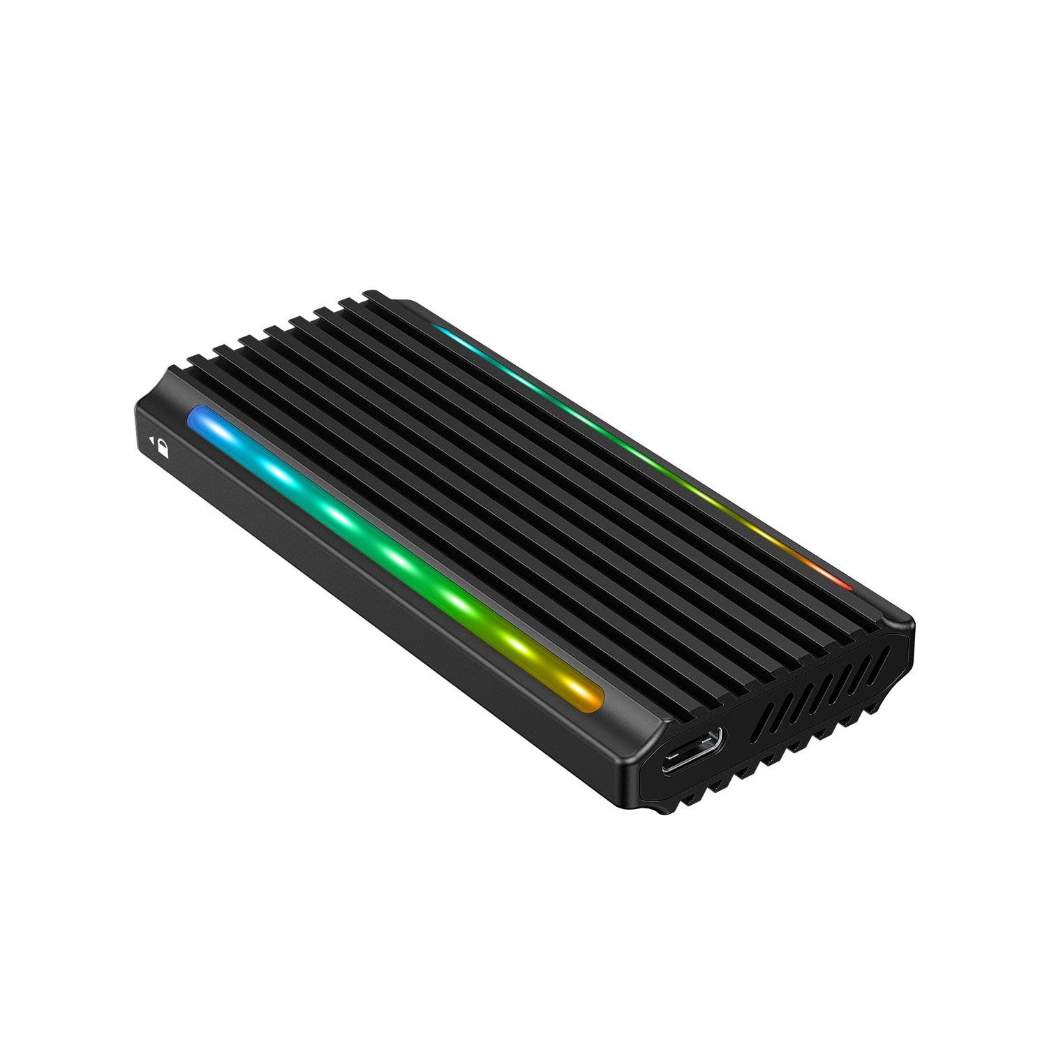 simplecom-se525-nvme-sata-m-2-ssd-usb-c-enclosure-with-rgb-light-usb-3-2-gen-2-10gbps at www.mallsonline.com.au