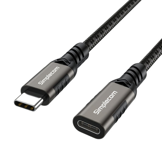 simplecom-cau620-usb-c-male-to-female-extension-cable-usb-3-2-gen2-pd-100w-20gbps-2m www.mallsonline.com.au