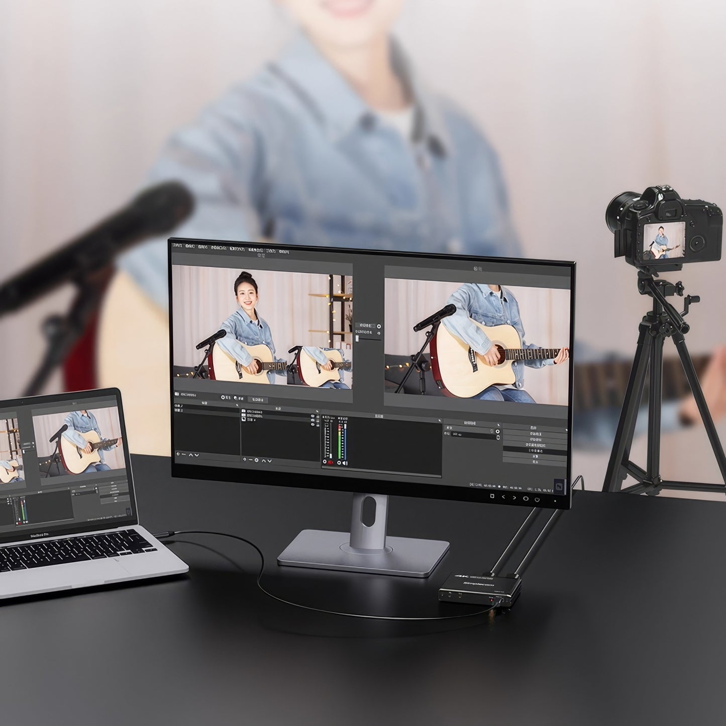 Simplecom DAC10 HDMI 2.0 to USB 4K@60hz Video Capture Card Stream and Record in 4K 60FPS