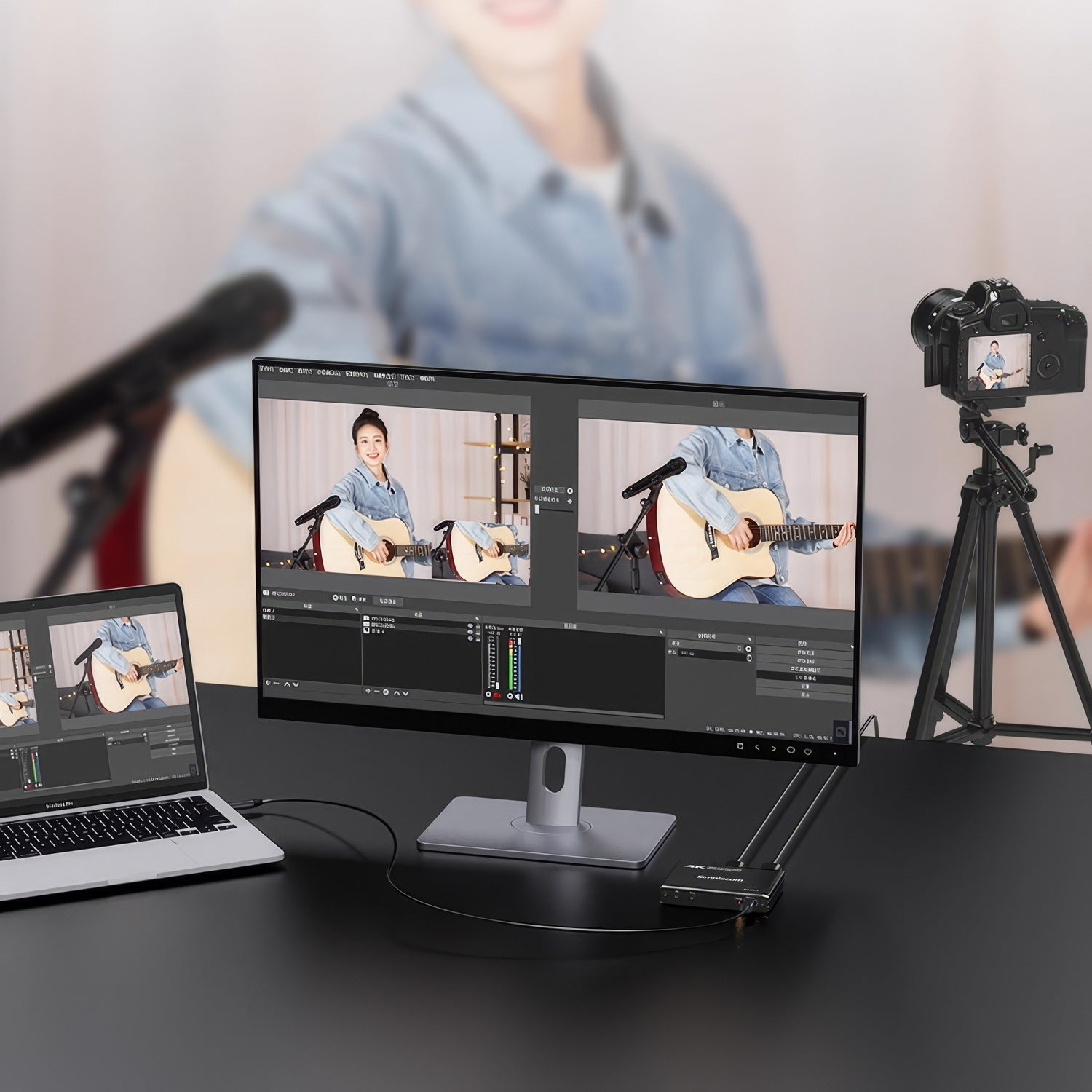 Simplecom DAC10 HDMI 2.0 to USB 4K@60hz Video Capture Card Stream and Record in 4K 60FPS