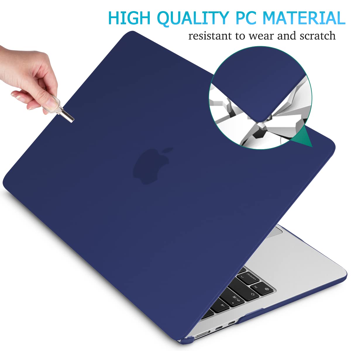 15-inch-air-2023-macbook-air-matte-case-a2941-m2-chip-hard-shell-case-keyboard-cover-blue