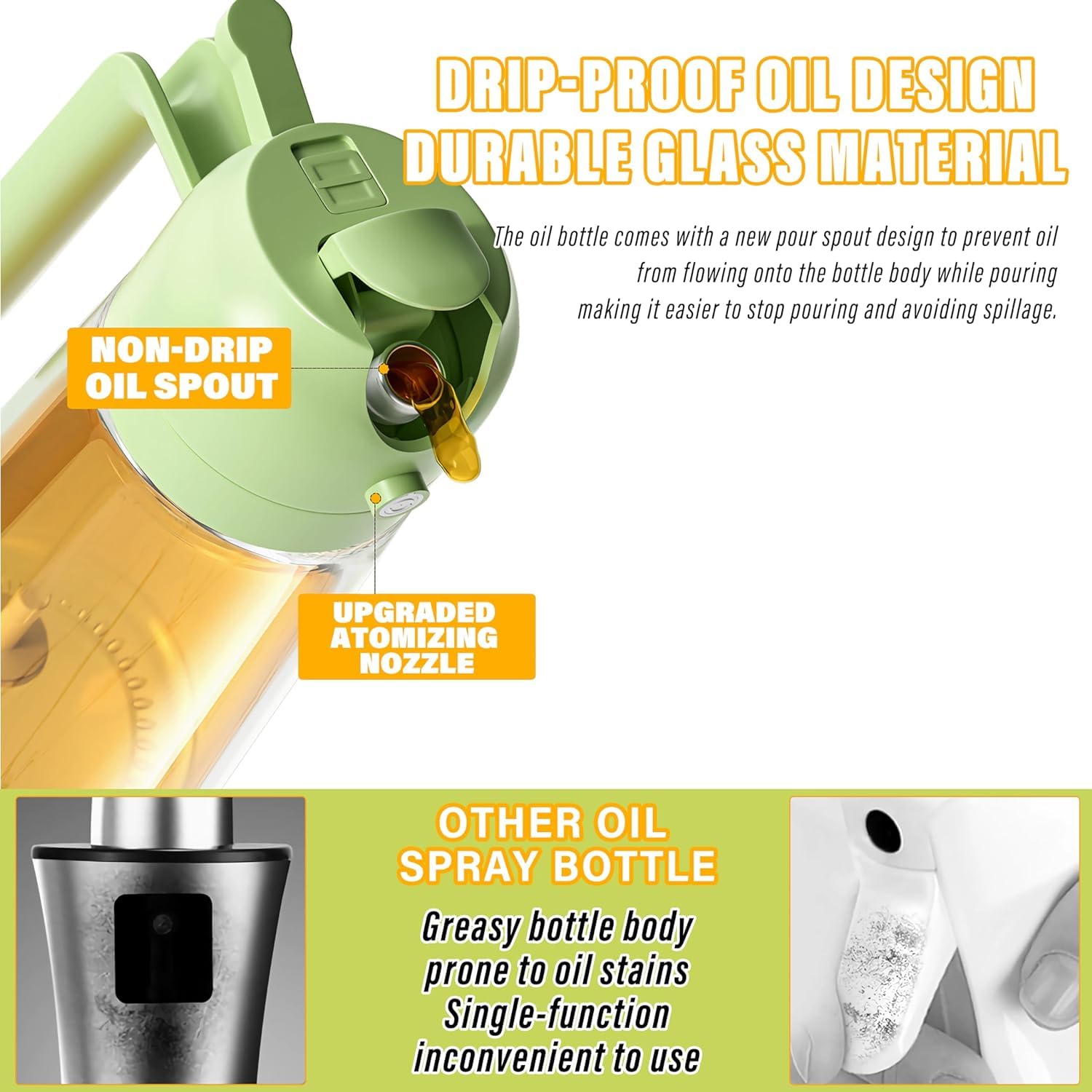 600ml-2-in-1-glass-oil-sprayer-dispenser-kitchen-sprayz-cooking-baking-oil-bottle-bbq-spray-green at www.mallsonline.com.au