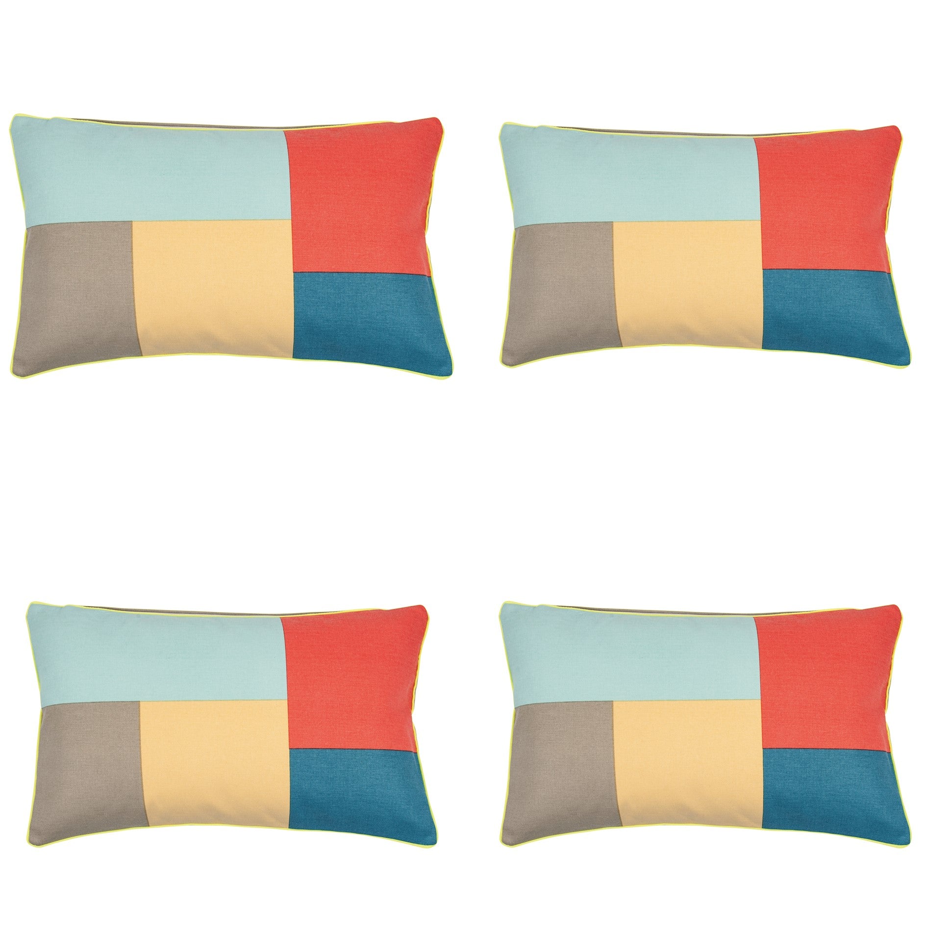 pack-of-4-geo-beige-block-design-rectangle-cushion-cover-30cm-x-50cm at www.mallsonline.com.au