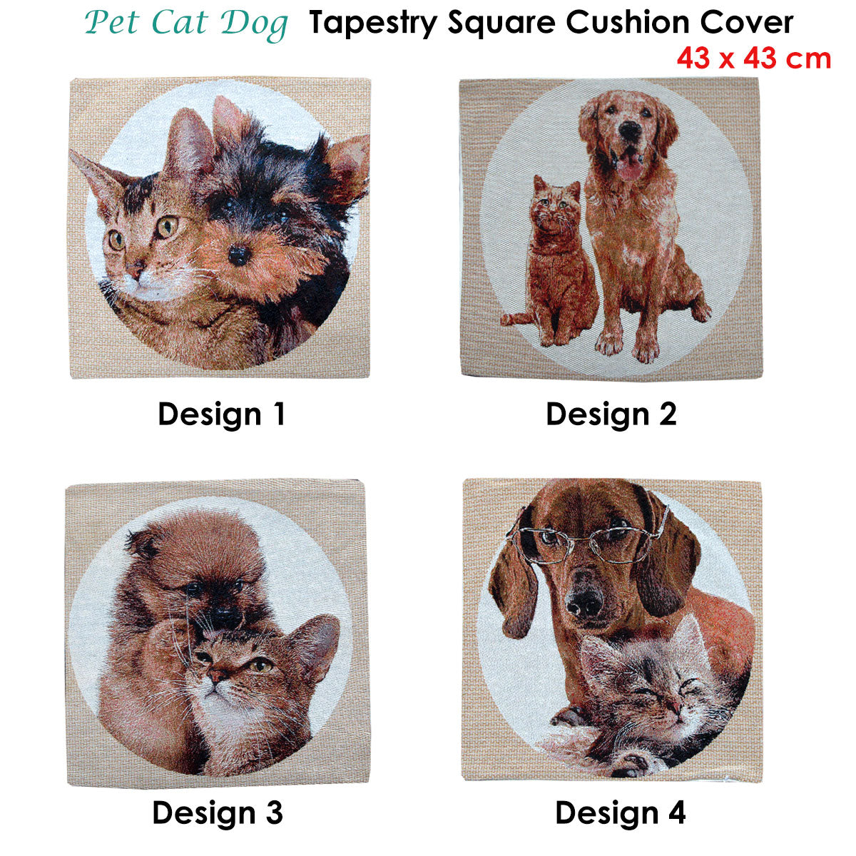 tapestry-pet-cat-dog-square-cushion-cover-design-1 at www.mallsonline.com.au