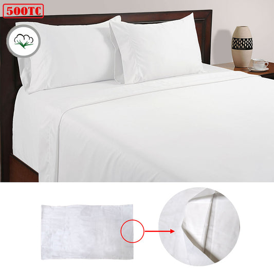 500tc-100-cotton-sheet-set-white-queen www.mallsonline.com.au