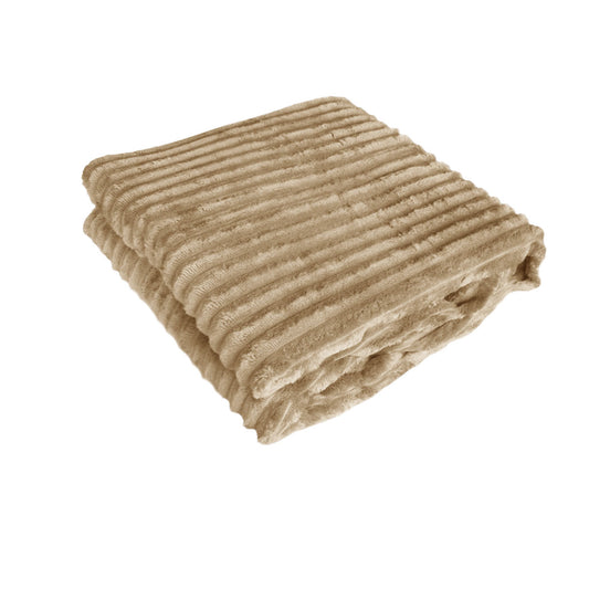 240gsm-corduroy-striped-throw-rug-latte