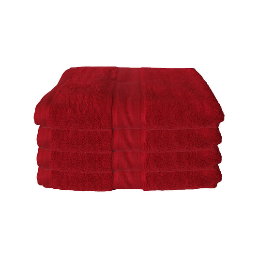 650gsm-casual-elegance-set-of-4-cotton-bath-towels-red-78x136cm